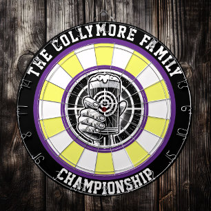 Art cible en verre de bière gras