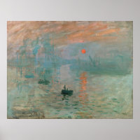 ART - CLAUDE MONET - IMPRESSION DE LEVER