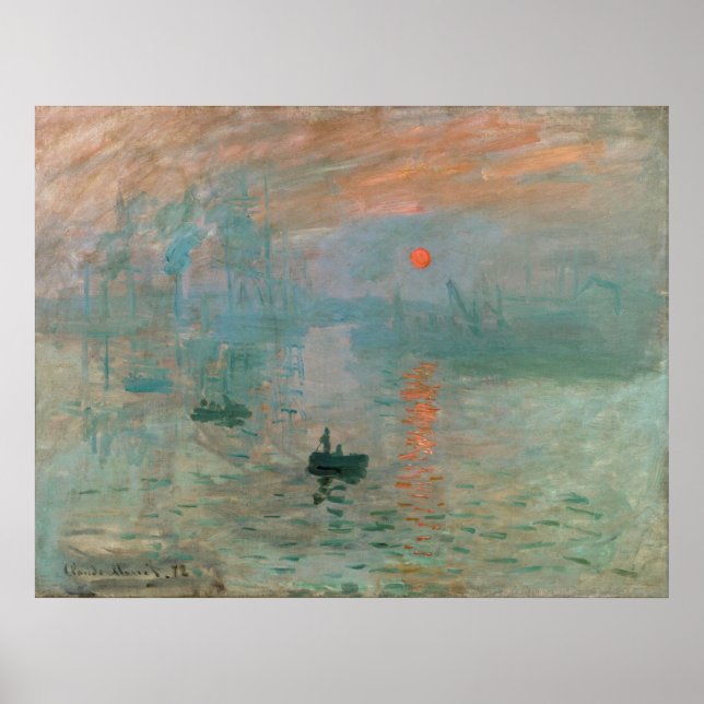 ART - CLAUDE MONET - IMPRESSION DE LEVER (Devant)