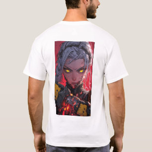 Art Concept Style Anime sur T-shirt Arrière - plan