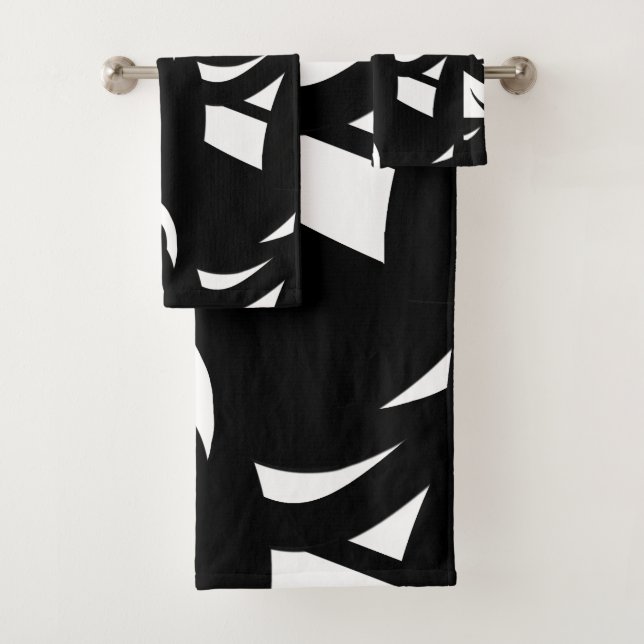 Art contemporain noir et blanc (En situation)