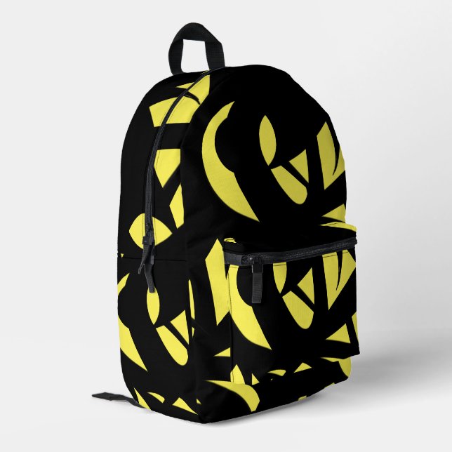 Art contemporain Sac jaune / Black Drastring (Coin arrière gauche)