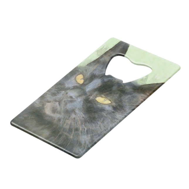 Art crayon de chat noir (Dos Angle)