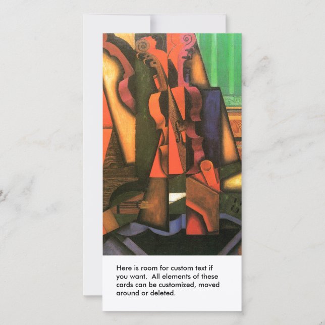 Art cubain Violon et Guitare peinture de Juan Gris (Devant)