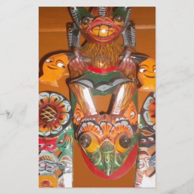 Art Culturel Unique - Design Sri-Lankais/Indonésie (Devant)