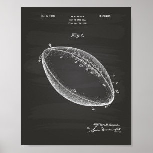 Art de brevet du football 1939 - tableau
