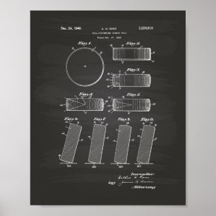 Art de brevet du galet d'hockey 1940 - tableau
