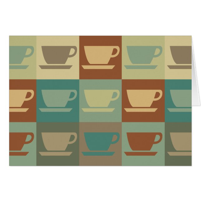 Art de bruit de café (Devant horizontal)