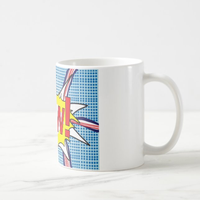 Art de bruit "wouah" tasse (Droite)