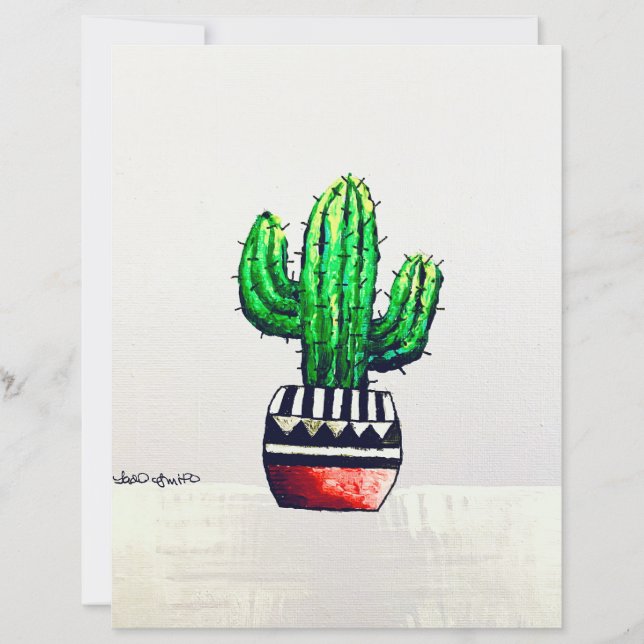 Art de cactus (Devant)