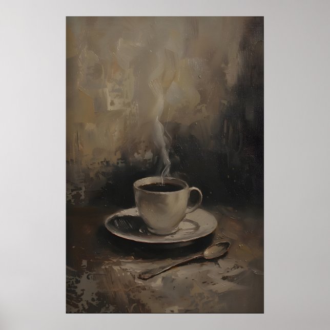 Art de café rustique, art mural de cuisine, amateu (Devant)