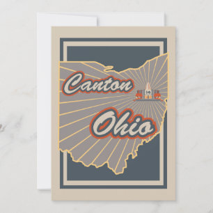 Art de Canton, Ohio Imprimer - Art de Voyage v2