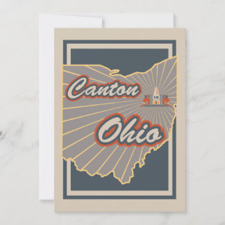 Art de Canton, Ohio Imprimer - Art de Voyage v2