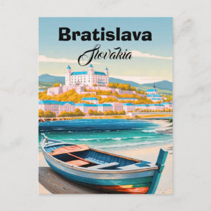 Art de carte postale de voyage à Bratislava Slovaq