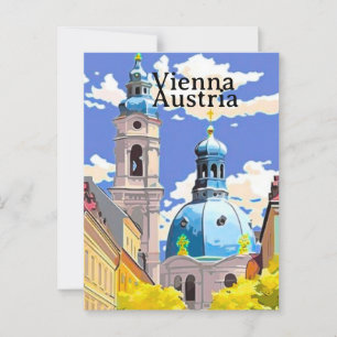 Art de carte postale de voyage à Vienne, Art de vo