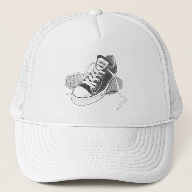 Art de casquette de camionneur de baskets (Devant)