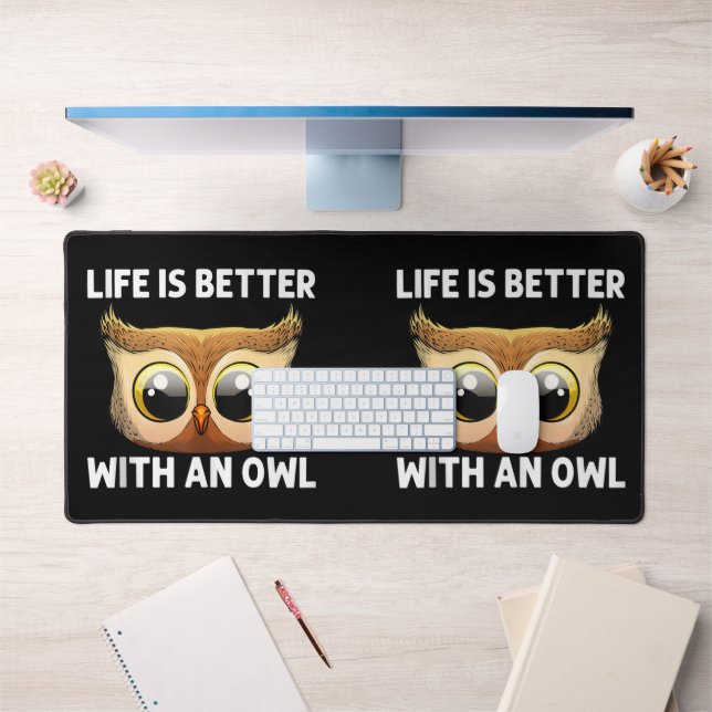 Art de chouette cool pour hommes femmes oiseau noc (Bureau 1)