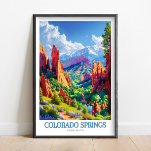 Art de Colorado Springs - Impression de Pikes Peak