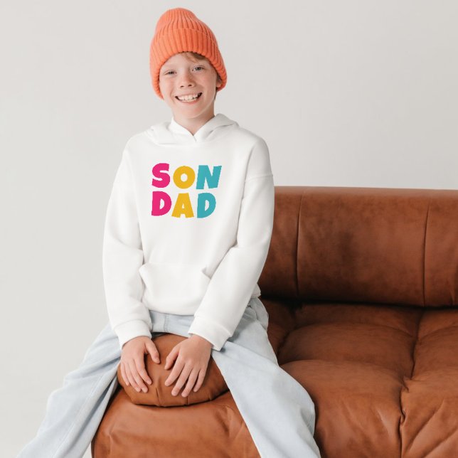 Art de combinaison fils et papa (son dad "father's day" content)