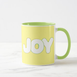 Art de contour coloré - Joie - mugs de mots