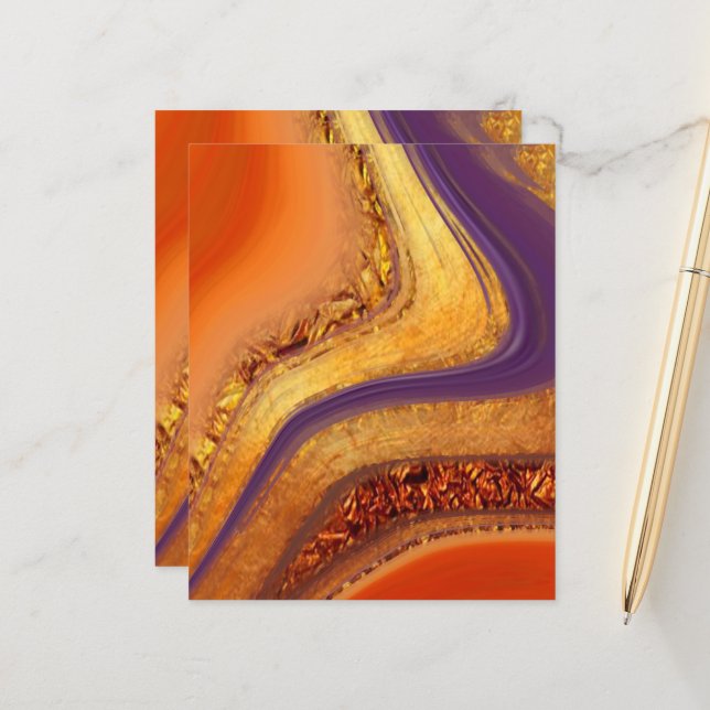 art de couleur vibratoire (Devant/Arrière en situation)