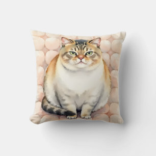 Art de coussin doux aquarelle Exotic Shorthair