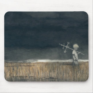 Art de crayon du tapis de souris w/my, 'Childhood