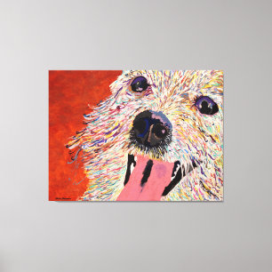 Art de Debbie Davidsohn - Art de chien - Toile env