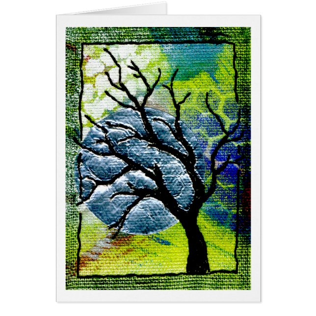 Art de fibre d'arbre et de lune (Devant)