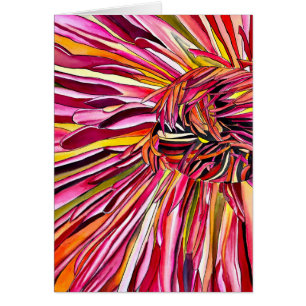 art de fleur d'aquarelle de chrysanthème