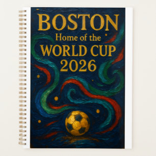 Art de football de Boston 2026 Conception de footb