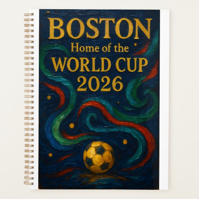 Art de football de Boston 2026 Conception de footb (Devant)