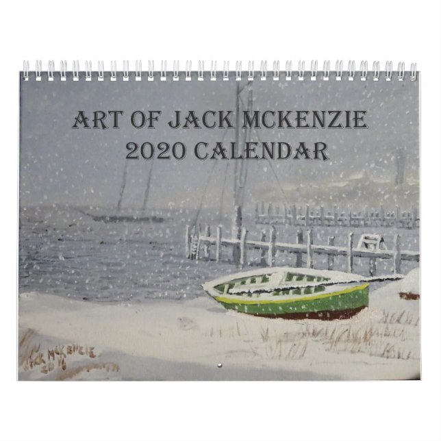 Art de Jack Mckenzie 2020 Calendrier (Protection)