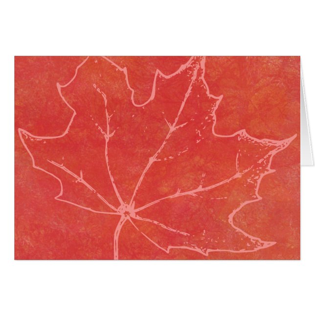 Art de la feuille d'automne (Devant horizontal)