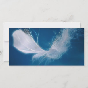 Art de la plume blanche - symbole de pureté et d'i