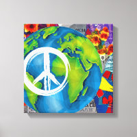 Art de la toile de paix mondiale
