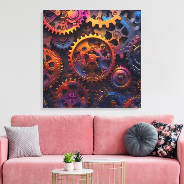 Art de la toile des engrenages (Insitu(Salon))