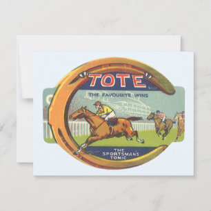 Art de l'étiquette de produit d'époque, Tote Sport