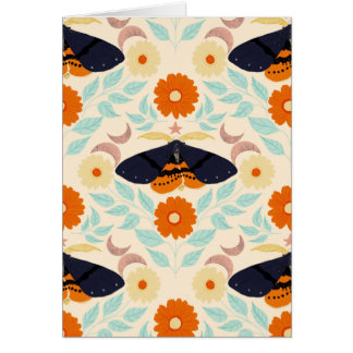 Art de motif de papillon de nuit Cottagecore | Con