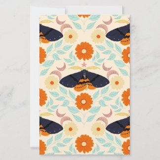 Art de motif de papillon de nuit Cottagecore | Con
