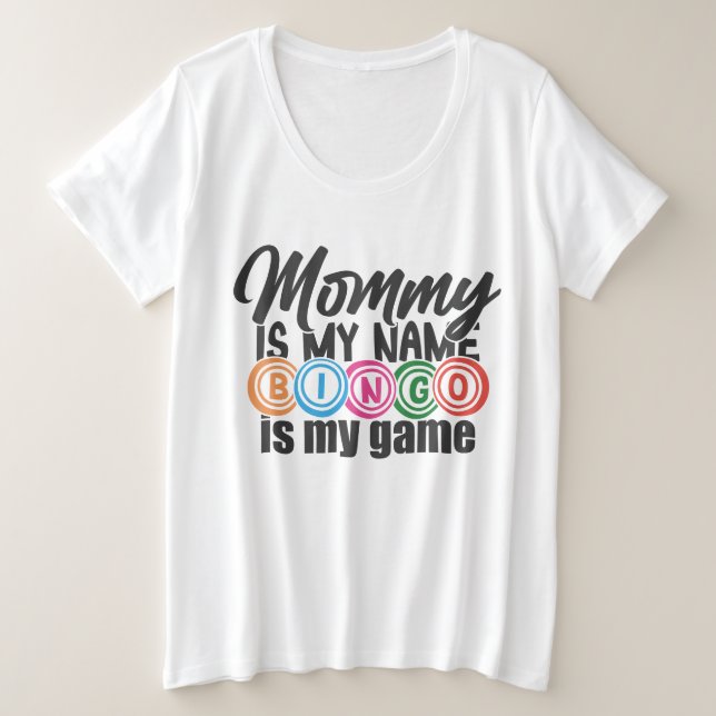 Art de mots de maman de bingo mignon  (Design devant)