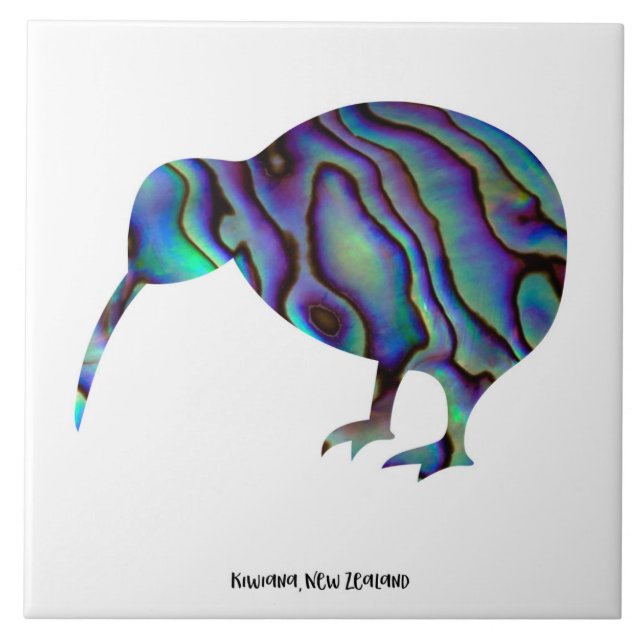 Art de mur de Kiwiana de carreau de céramique (Devant)