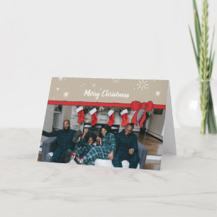 Art de Noël Unique Vacances Cartes photos Personne