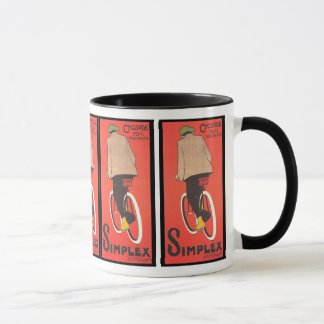 Art de poster vintage - tasse recto de bicyclette