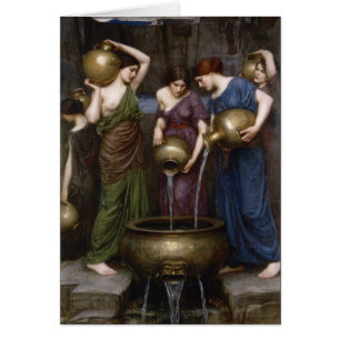 Art de PreRaphaelite de Danaides de château d'eau