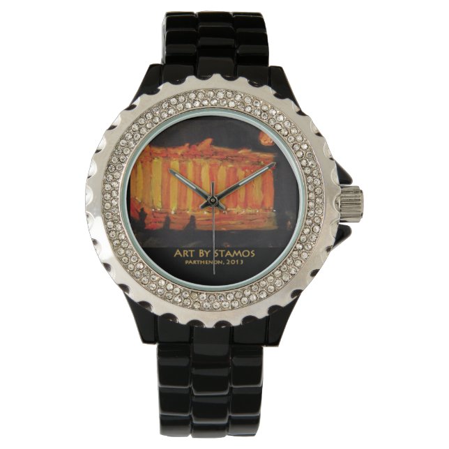 Art De Stamos "Parthénon" montre à peinture (devant)