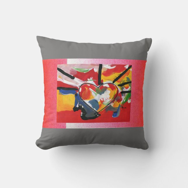 Art de style Peter Max Coussin américain MoJo (Recto)
