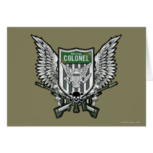 Art de tatouage de crête à ailes par drapeau du