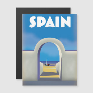 art de vacances rétro en Espagne