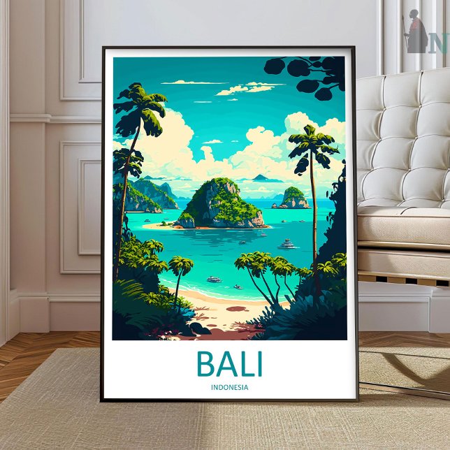 Art de voyage à Bali Impression Murale Décoration  (Créateur téléchargé)